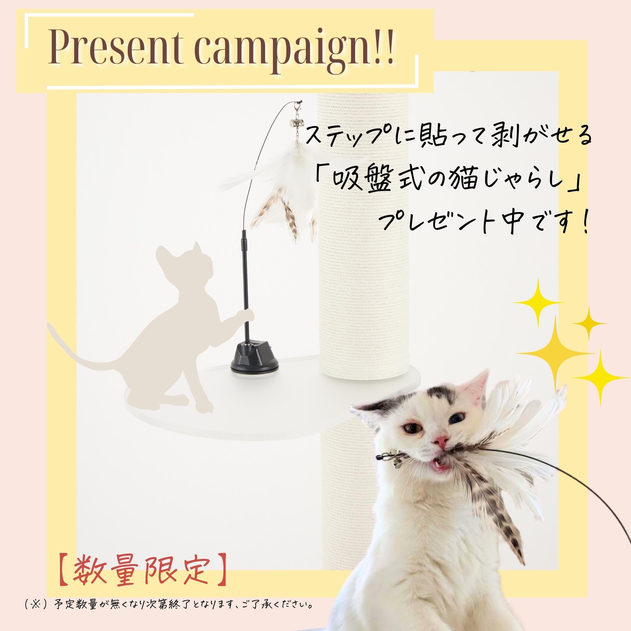 未開封】つっぱり式ビーンズ型キャットタワー - 猫用品